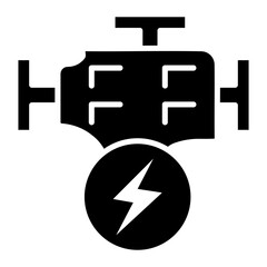 Poster - Engine Icon of Nuclear Energy iconset.