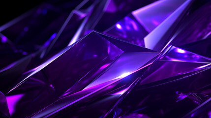 Poster - Background of beautiful shiny purple gem texture.