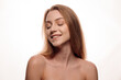 © rostyslav84 - Beauty portrait of a pretty blonde girl posing on an isolated white background. Skin care concept
