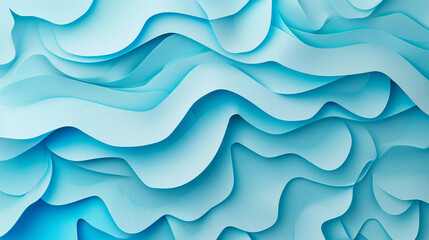 Wall Mural - Pastel blue paper texture pattern background 