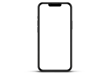Poster - 3d high quality vector smartphone mockups. Ultra realistic mobile device UI UX mockup for presentation template. Cellphone frame with blank screen isolated templates. 3d isometric illustration.
