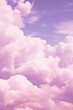 Mauve sky with white cloud background