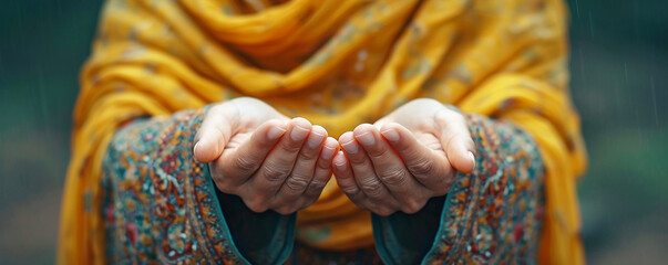 woman muslim praying  Prayer and Muslim Worship: Traditional Salah Rituals in a Mosque, Prayer  Islamic Rituals: Capturing the Essence of Muslim Devotion,  Spiritual Serenity: Traditional Practices