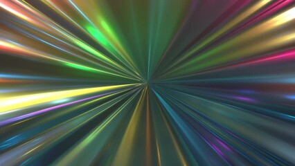 Poster - Colorful glowing rays background animation