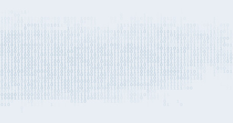 Leinwandbilder - Simple binary code background. Vector pattern