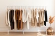 © netrun78 - Minimal trendy capsule wardrobe in natural colors for cold weather. Autumn and winter fashion