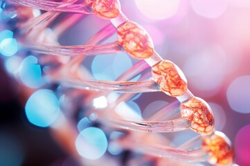 Poster - Genetic Human dna. Chemistry human gene. Generate Ai