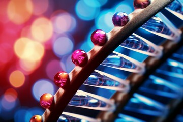 Poster - Essential Human dna. Chemistry human gene. Generate Ai