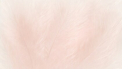 Wall Mural - coral pink vintage feather pattern texture background pastel soft fur for baby to sleep