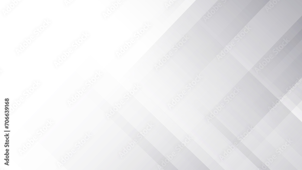 Abstract white and gray background with straight diagonal lines for ...