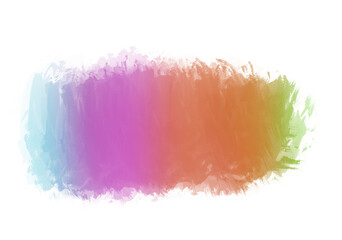 Wall Mural - water color paint streak on transparent background clip art