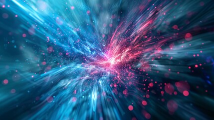 Poster - Futuristic technology innovation background. AI