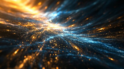 Poster - Futuristic technology innovation background. AI