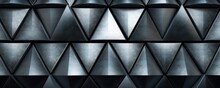 Symmetric Pewter Triangle Background Pattern