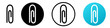 © Богдан Скрипник - attach icon. File clip symbol