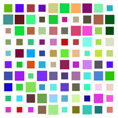 Wall Mural - seamless pattern with coloured squares