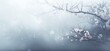 Winter Background, Snow on Branches , Minimalist, Realistic Blue Skies, Smokey Atmosphere Image