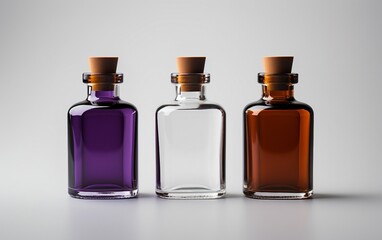 bottle of perfume isolated