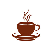 Coffee, Cup, Drink, Tea, Hot, Cafe, Mug, Vector, Espresso, Icon, Steam, Illustration, Cappuccino, Breakfast, Beverage, Caffeine, Brown, Symbol, Chocolate, Mocha, Aroma, Restaurant, Design, Latte, Blac