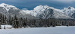 Johnson Lake in Winter Banff National Park Alberta Canada