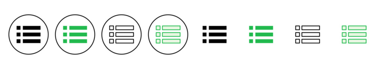 Menu Icon set. web menu icon. hamburger menu symbol