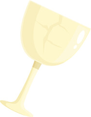 Poster - broken glass waste icon cartoon vector. ecology trash sort. separation refuse