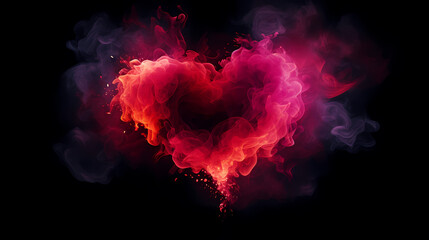 Romantic heart shaped Valentine's Day background for background, cards, flyers, posters, banners and cover designs etc.