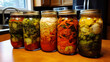 canning fermented food in jars prep hand sauerkraut