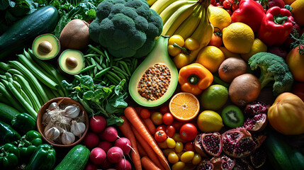  vegetables and fruits
