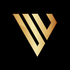 Initial U Triangle Logo Design