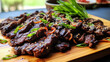 © Aura - kalbi Korean marinated beef short ribs