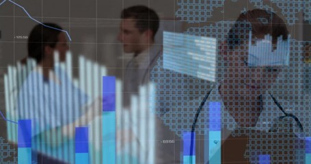 Poster - Animation of data processing over diverse doctors
