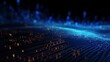 © Damian Sobczyk - Technology Particle in the structure of IT data processing Background