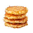 Hash browns isolated on transparent background