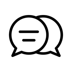 Chat Icon Vector Symbol Design Illustration