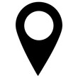 GPS icon, vector illustration, simple design, best used for web, banner or presentation
