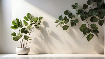 Two Potted Plants on Window Sill - Natures Touch in the Urban Jungle