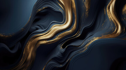 Poster - black and gold marble gradient wallpaper,black marble with golden veins ,black marbel natural patter