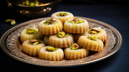 arab sweets traditional eid semolina maamoul or mamoul