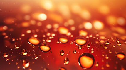 Wall Mural - Goldred droplets background