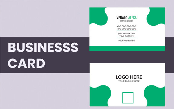 Creative modern name card and business card,Simple,Minimalist,Colorful,double sided business card template modern and clean style