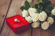 engagement ring for a romantic propose professional photography