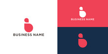 Flat Design Letter B Logo Template
