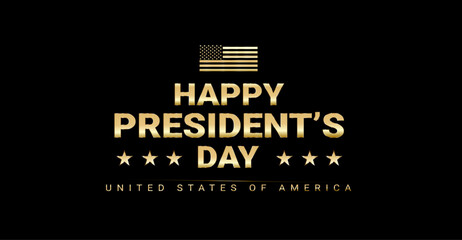 Wall Mural - Happy Presidents Day vector illustration for Presidents day banner, poster background