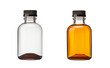 Cosmetics bottles, cream, isolated on white background, set of bottles of alcohol