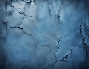 Canvas Print - Dark blue grunge background. Rough grainy concrete wall surface texture. Close-up. Abstract blue background. Dark blue concrete background. Detail. Copy space for your design.