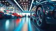 Car tires minimalist wallpaper, automotive industry concept illustration