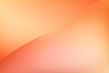 Abstract Peach Fuzz Color Vector Banner. Blurred Light Fresh Orange Delicate Gradient Background. Pastel Pink Smooth Spots.
