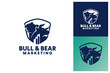Bull and Bear Marketing Logo Inspiration