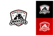 Classic Scooter Emblems, Badges Logo Inspiration